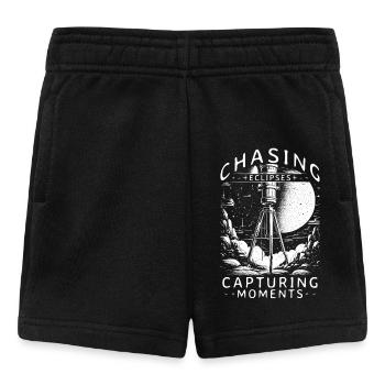 Solar Eclipse Chasing : l’équipement essentiel pour les chasseurs - Short Bébé - noir - Devant