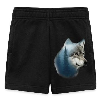 Wolf - Baby Shorts - Schwarz - Vorne