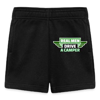 Camper Statement Camping Hiker Wanderlust - Baby Shorts - black - Front