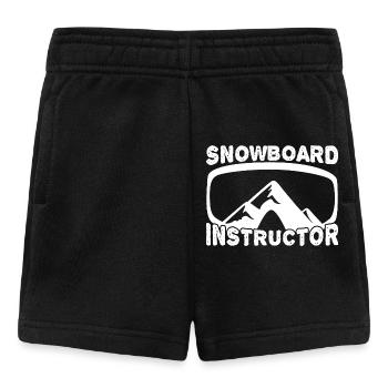 Instructeur de snowboard drôle - Short Bébé - noir - Devant