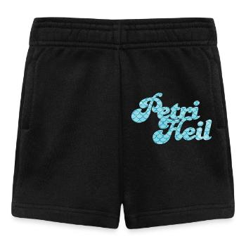 Petri Heil Angler passe-temps motif d’écailles de poisson - Short Bébé - noir - Devant