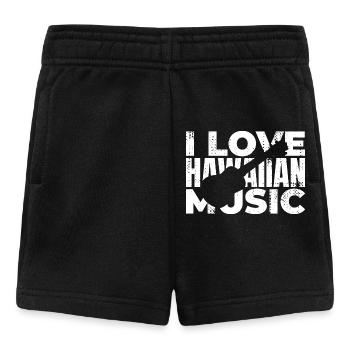 Ukulele Liebhaber Spruch - Baby Shorts - Schwarz - Vorne