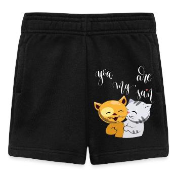 Cats, you are my Sun - Baby Shorts - black - Front