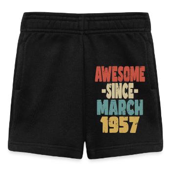 Awesome March 1957 - Baby Shorts - black - Front