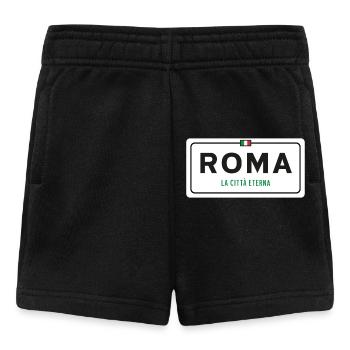 Rome Place Name Sign - Baby Shorts - black - Front