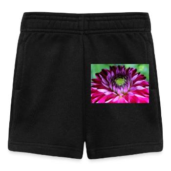 Flower Pink Pink Flower Flowers Pink Pink Flowers - Baby Shorts - black - Front