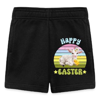 Ostern Lamm Schaf - Baby Shorts - Schwarz - Vorne