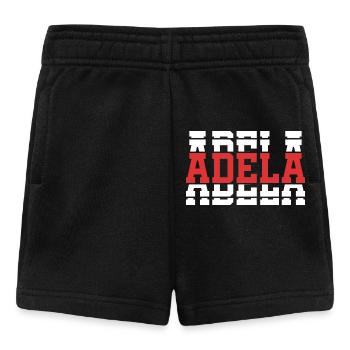 T-Shirt Adelia T-Shirt Geschenkidee gestapelter Text - Baby Shorts - Schwarz - Vorne