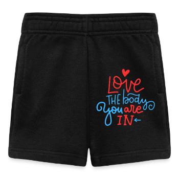 Aimez le corps dans lequel vous êtes - Short Bébé - noir - Devant