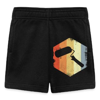Vintage Farbroller - Baby Shorts - Schwarz - Vorne