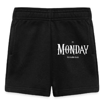 It's Monday I'm wearing black - Baby Shorts - black - Front