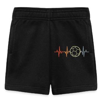 Vintage Handball Heart Palpitations - Baby Shorts - black - Front