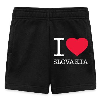 I LOVE SLOVAKIA Slowakei - Baby Shorts - Schwarz - Vorne