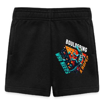 Bouldern Gecko Seil? Geschenk - Baby Shorts - Schwarz - Vorne