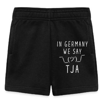 In Germany we say TJA Shrug Denglish - Baby Shorts - black - Front