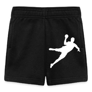 Lancer de handball Joueurs de handball européens Symbole Icône de l’équipe - Short Bébé - noir - Devant