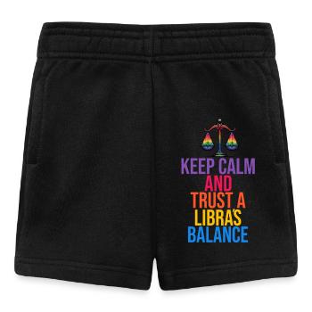 Libra Zodiac Sign Harmony Illustration - Baby Shorts - black - Front