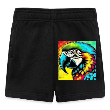 Perroquet Pop Art - Short Bébé - noir - Devant