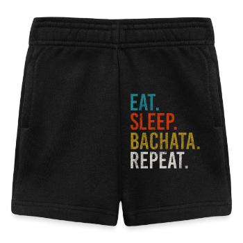 Eat Sleep Bachata Repeat Sensual Dance - Baby Shorts - black - Front
