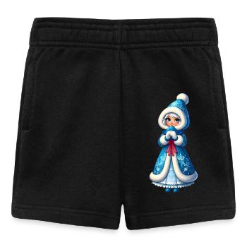 Ded Moroz Snegurotschka russischer Weihnachtsmann - Baby Shorts - Schwarz - Vorne