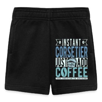 Instant Corsetier Il suffit d’ajouter du café - Short Bébé - noir - Devant