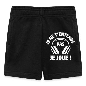 Spielkonsole, Geek, Gamer - Baby Shorts - Schwarz - Vorne