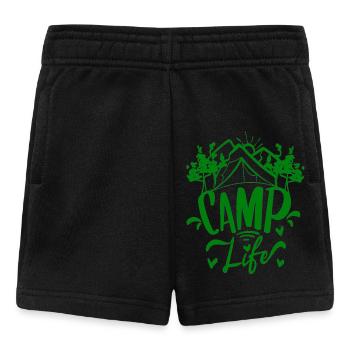 Vie de camp - Short Bébé - noir - Devant