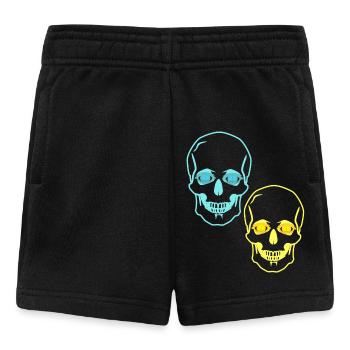 Skulls, Skulls, Horror, Fantasy, Halloween, Death - Baby Shorts - black - Front