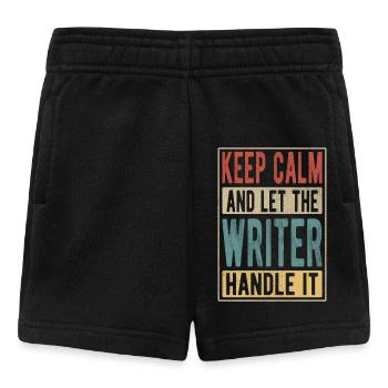 Writer Retro Gift - Baby Shorts - black - Front