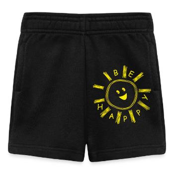 SOIS HEUREUX SOLEIL JOYEUX - Short Bébé - noir - Devant