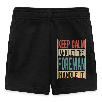 Cadeau rétro Foreman - Short Bébé - noir - Devant