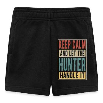 Hunter Retro Gift - Baby Shorts - black - Front