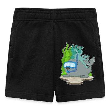 Seal Diver Snorkel Plongée - Short Bébé - noir - Devant