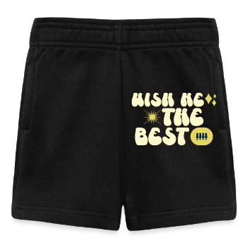 Wish me the best - Short Bébé - noir - Devant