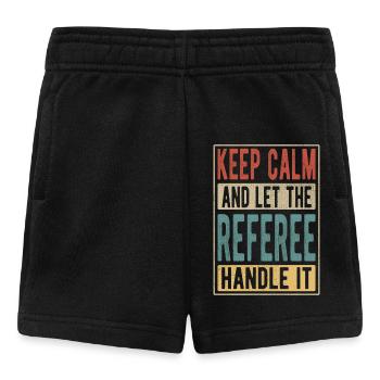 Cadeau rétro d’arbitre - Short Bébé - noir - Devant
