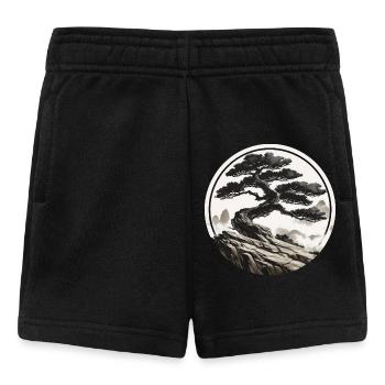Asian Landscape - Baby Shorts - black - Front