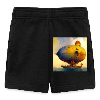 Schiff 02 - Baby Shorts - Schwarz - Vorne