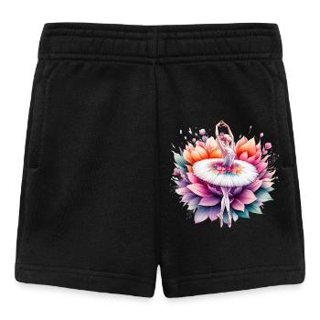 Balletttänzerin mit Tutu - Baby Shorts - Schwarz - Vorne