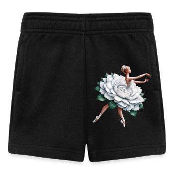 Danseuse de ballet avec tutu - Short Bébé - noir - Devant