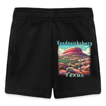 Fredericksburg TX : Racines allemandes et coucher de soleil - Short Bébé - noir - Devant