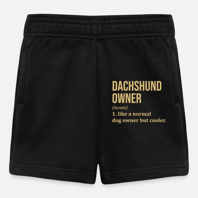 Dackel - Baby Shorts - Schwarz