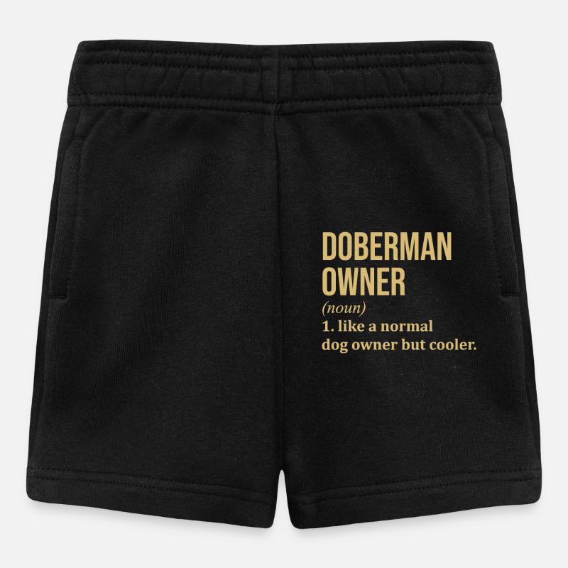 Doberman - Baby Shorts - black