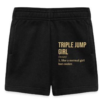 Triple saut - Short Bébé - noir - Devant