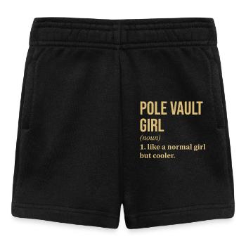 Stabhochsprung - Baby Shorts - Schwarz - Vorne