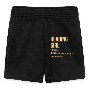 Lesen - Baby Shorts - Schwarz - Vorne