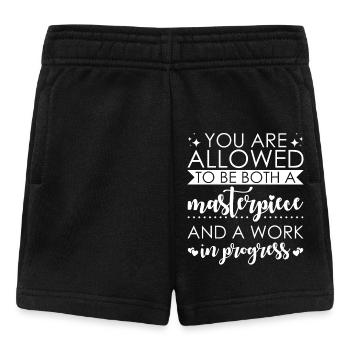 Positive, Saying, Positivity, Self-Confidence - Baby Shorts - black - Front