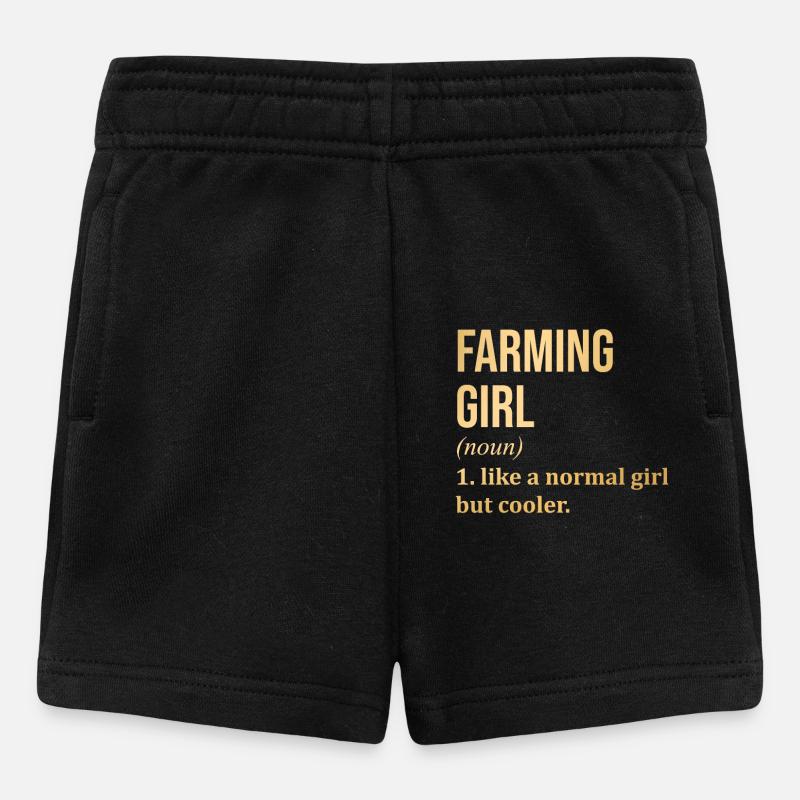 Farming - Baby Shorts - black