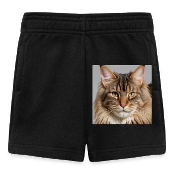 Maine coon, the big cat - Baby Shorts - black - Front