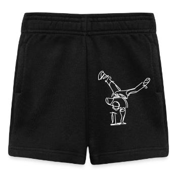 Dessin de Breakdancer - Short Bébé - noir - Devant