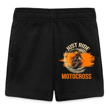 Just Ride - Motocross - Baby Shorts - Schwarz - Vorne